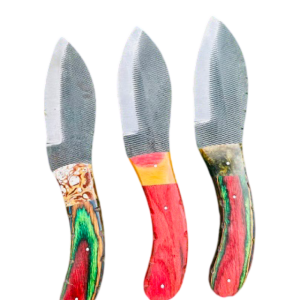 HANDMADE HUNTING KNIFE WITH WOODEN HANDLE (SKN-58)