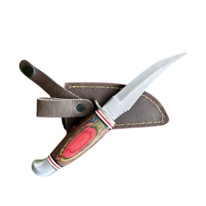 Handmade Damascus Steel Survival Knives Set (SKN-165)