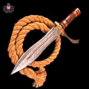 BEAUTIFULL HANDSMADE DAMASCUSS STEEL DAGGER KNIVE (DG-12)