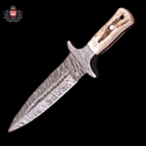 CUSTOM HANDSMADE MINI DAMASCUS DAGGER KNIVE (DG-13)